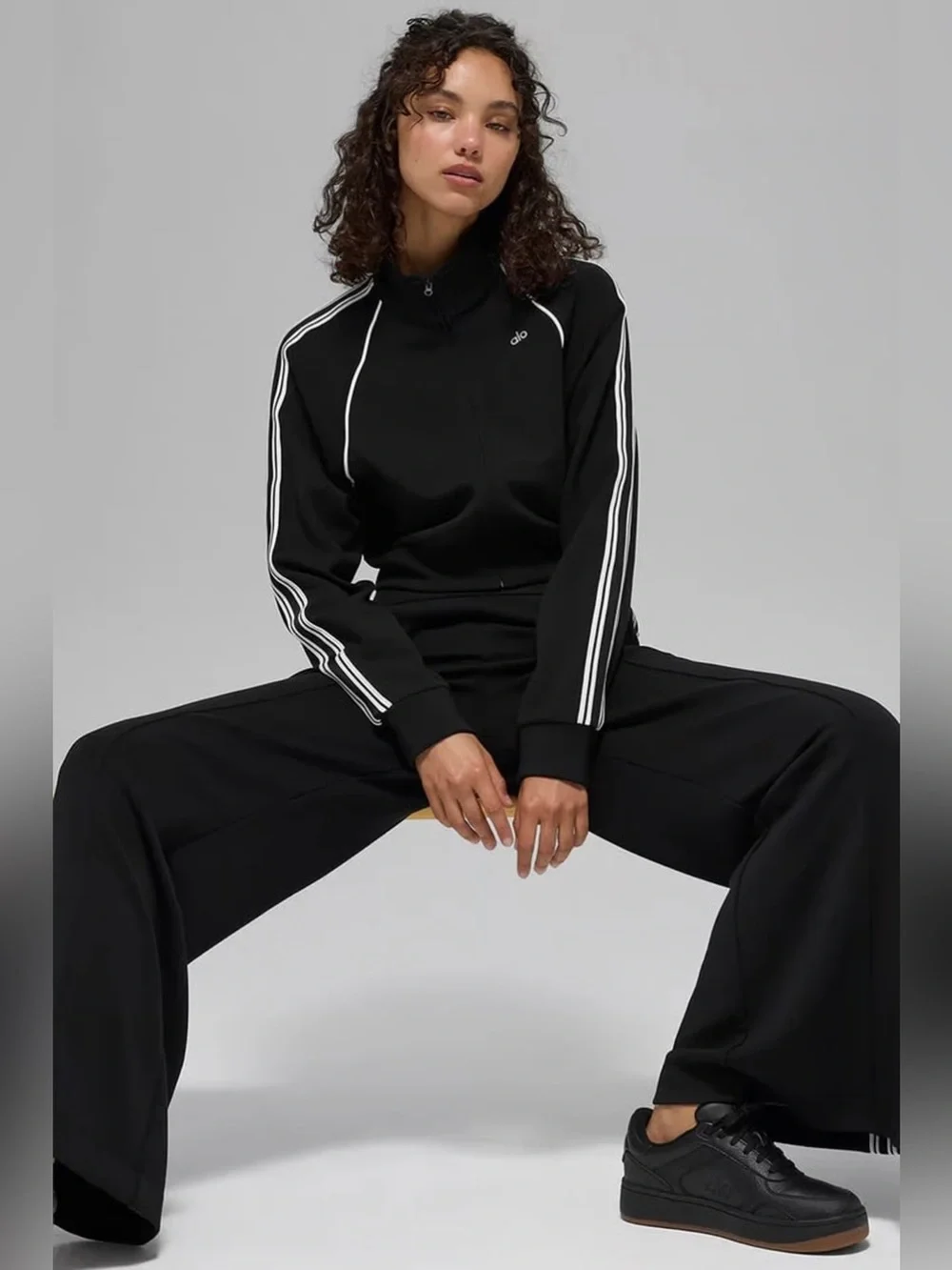 ALO Yoga The Track Star Full-Zip Jacket size small